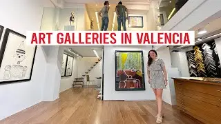Visiting 12 Art Galleries in Valencia | Gallery Week Vlog