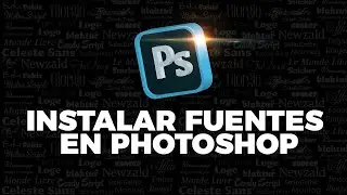 Photoshop Tutorial 🎨 How to Install a Font in Photoshop (NEW LETTERS) CS6 - CC