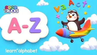 Learn Animal Names with Alphabet Song + More Nursery Rhymes & Kids Songs - GoGotrucks