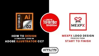 Logo Designing Process From Start To Finish | MEXPX Logo Design | Free Logo Design Tutorials 2021.