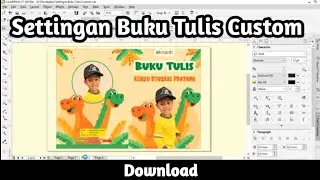 Buku Tulis Custom Download File Corel Draw