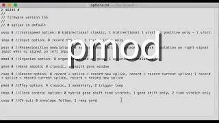 MG155 Firmware update w/ User Definable Firmware Options: Play Mod Option (pmod)