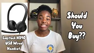 Logitech H390 USB Wired Headset Review! | Great Remote/At Home Work Headset