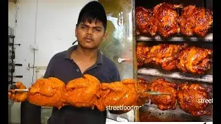 Mughlai Full Bird Chicken Tandoori Kabab | Mughlai Chicken BBQ | Street Food