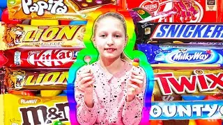 МНОГО ШОКОЛАДА | CHOCOLATE TWIX SNICKERS KIT KAT  BOUNTY M&M's LION PAPITA MILKY WAY Chupa Chups