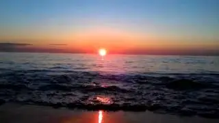 Рассвет на Ладожском озере