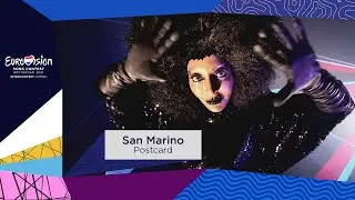 Postcard of Senhit from San Marino 🇸🇲 (Eurovision Song Contest 2021)