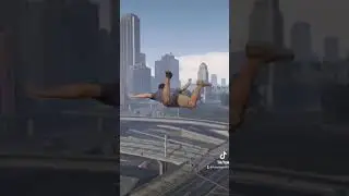 TRYING TO BE SUPERMAN !!! GRAND THEFT AUTO V #superman #fly #flying #dragging #gta #sky #acrobatic
