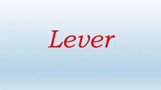 Lever