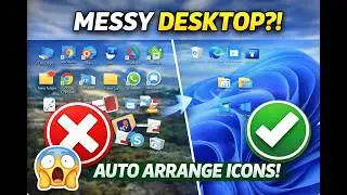 How to auto arrange all desktop icons in Windows 11