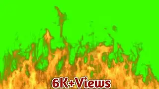 fire green screen effect // fire green screen animation //fire effect //BRK works