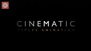CINEMATIC TITLE Animation in KINEMASTER Tutorials