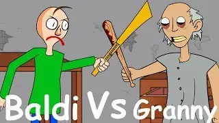 GRANNY THE HORROR GAME ANIMATION #14 : Baldi VS Granny (Parody)