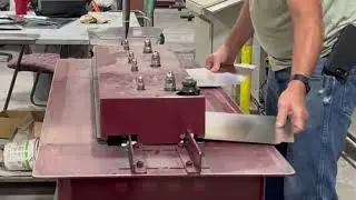 Rollforming Female and Male Snaplock for Rectangular Duct Fittings on Flagler Buttonlock