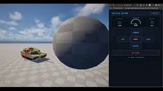 Unreal Engine 5 Two-Way Telemetry (Web Dashboard HMI)