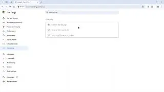 How to decide what opens when Google Chrome starts 🚀