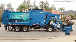 Republic's Newer 520 Peterbilt Heil Curotto Can on Trash