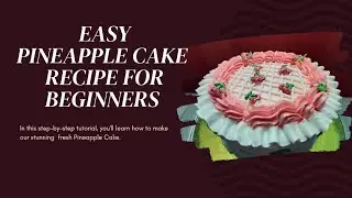 Easy Pineapple Cake |एकदम कम सामानऔर बजट में बेकरी सा पाइनएप्पल केक,||
