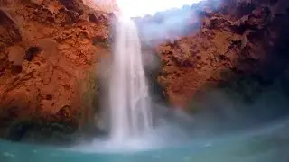 2016 Havasupai Hike Below Mooney Falls