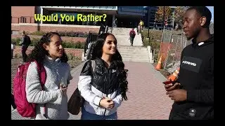 Playing Would You Rather! Sexual (Towson University)
