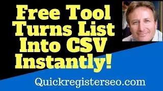 Turn Any List Into a CSV File (Free Online Tool)
