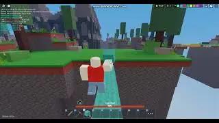 Playing bedwars on an alt acc