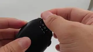BV-8981S 3- digit cable padlock reset the combination code