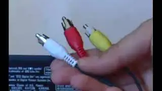 How to connect the DVD to the television
