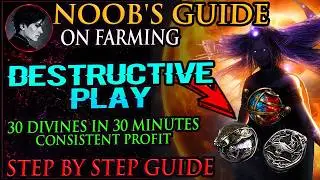 How Any Noob can Farm Currency In PoE 1 with Destructive Play - Path Of Exile Currency Guide