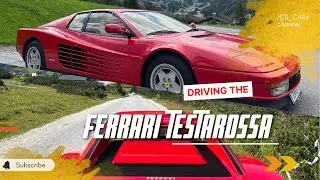 Rare Ferrari Testarossa mountain drive #ferrari #testarossa #ferrariclub #classicferrari #carshorts