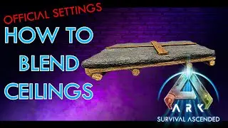 How To Blend Ceilings | Ark Survival Ascended | ASA Building Tips & Tricks