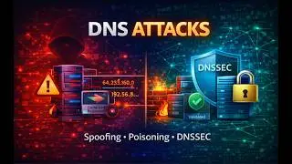 DNS Attacks & Protection  Explained: DNSSEC, Spoofing, Cache Poisoning & More