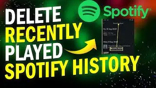 How To Delete Recently Played Spotify History | Within 20 seconds!