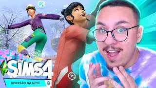 REACT AND REVIEW THE SIMS 4 SNOWY EXPANSION PACK