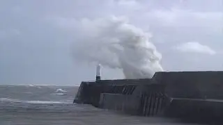 Porthcawl Storm Dennis  Feb 2020