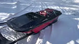 Сани KTZ Expedition. Первое тестирование.