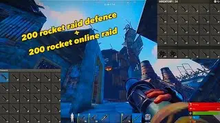 Defending a 200 rocket raid to giving a 200 rocket raid Rust Console Edition