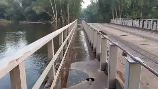 вода в реке Урал начала 🌊 уменьшаться, на 2 см город Новотроицк.