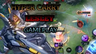 TOXIC SELENA GOT CARRIED|Hyper Carry Lesley Gameplay