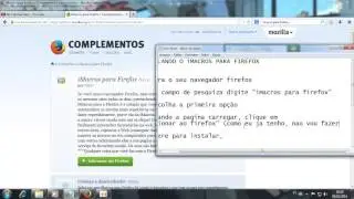 INSTALANDO IMACROS PARA FIREFOX 2014