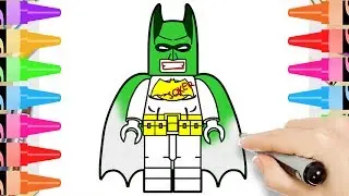 How to Draw LEGO Batman Joker | DC Superheroes | Coloring Pages