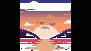 Sunset Pixel Art