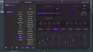 SawPluckz by RDGAudio Analogue Synthesizer AU VST3  Test in FL Studio