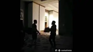 Gordon Ryan slaps Andre Galvao back stage