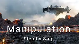 Lava Land Photoshop Manipulation | Photo manipulation photoshop tutorial |  Photoshop tutorial |