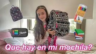 Que hay en mi mochila!! 🎒🏫