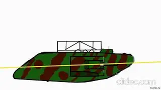 tank from world war 1animation
