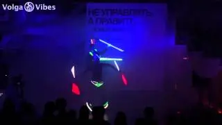 Световое шоу Volga Vibes. Презентация BMW X5 в Саратове