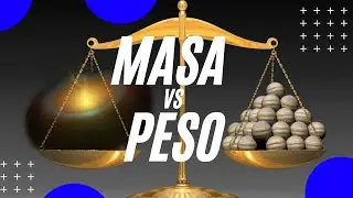 ¿Cuál es la diferencia entre PESO y MASA? - Explicación en 2 minutos.
