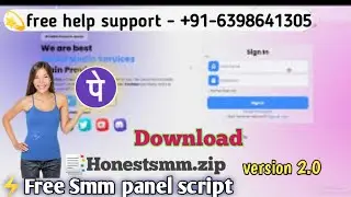 Honest Smm panel | ⚡Smm panel script free download| Free Smm panel script| Smm panel script